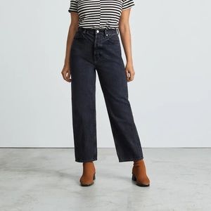 Everlane Rigid Way-High Jean (Black)